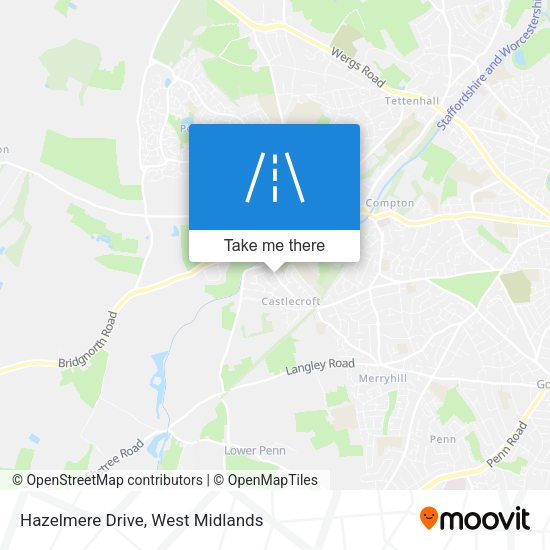 Hazelmere Drive map