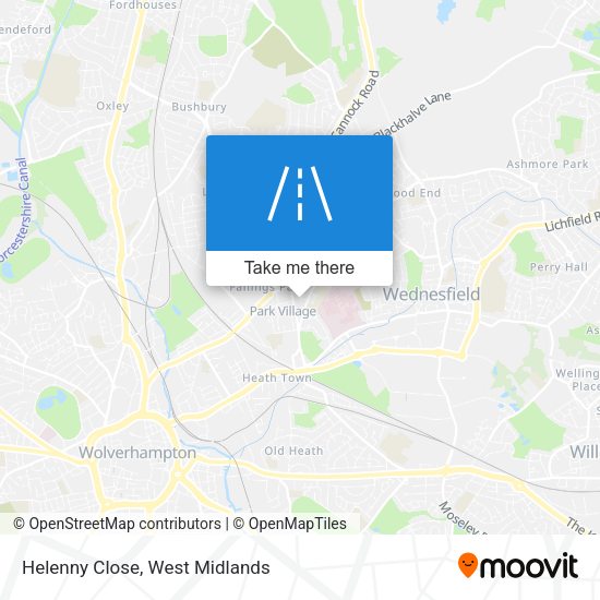 Helenny Close map