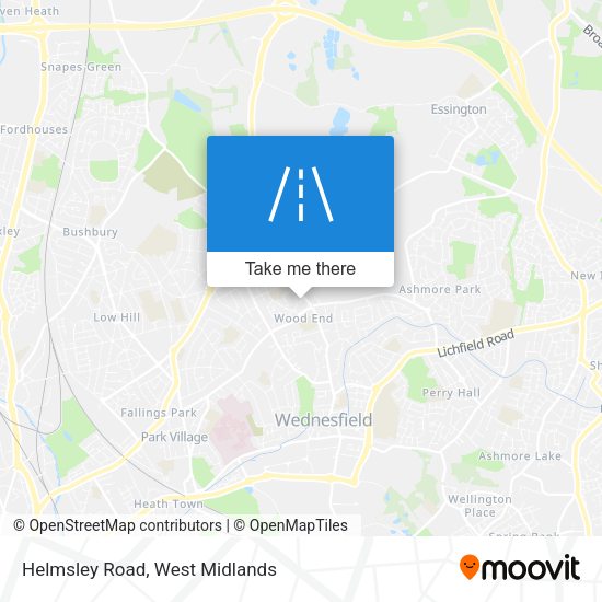Helmsley Road map