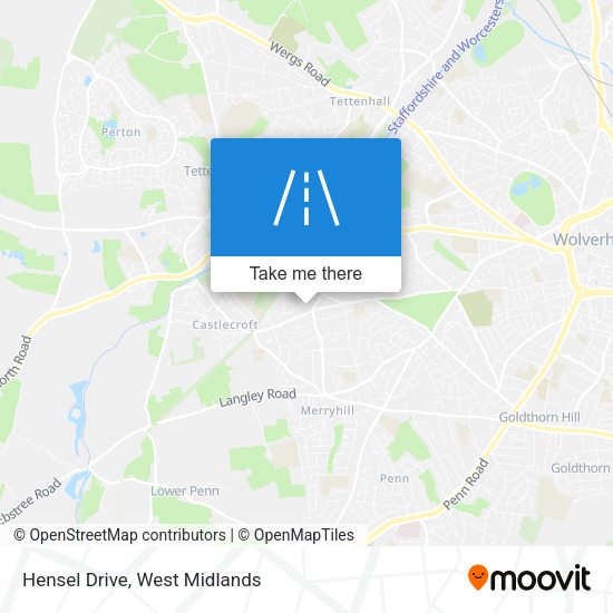 Hensel Drive map