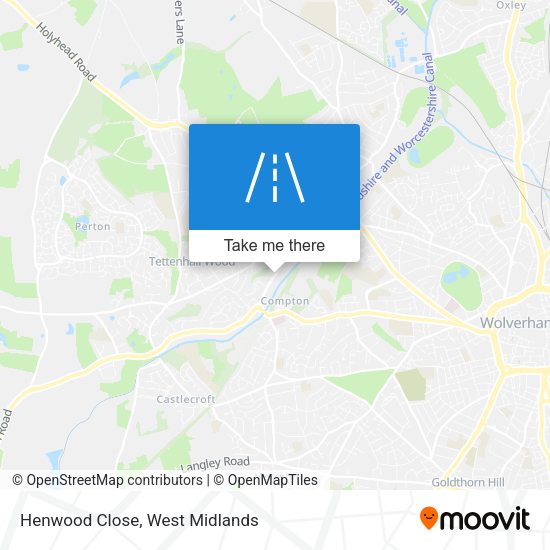 Henwood Close map