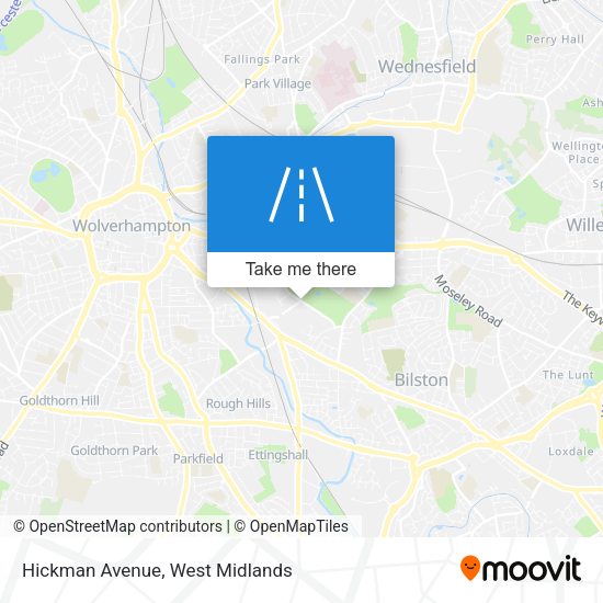 Hickman Avenue map
