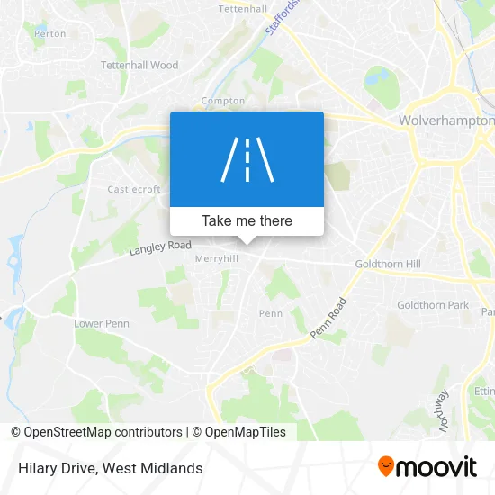 Hilary Drive map