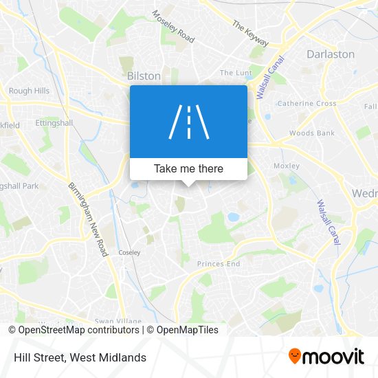Hill Street map