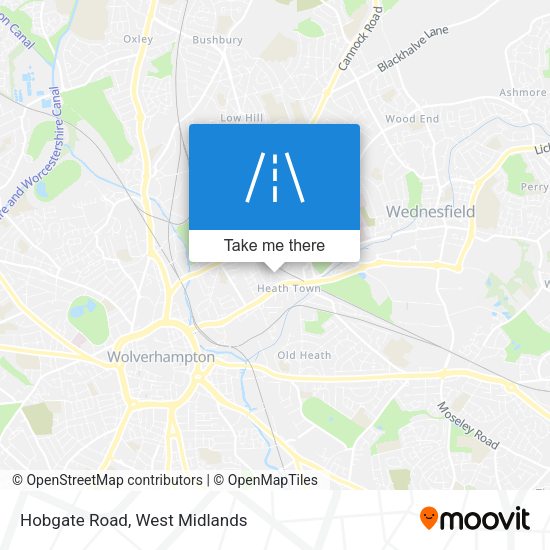 Hobgate Road map