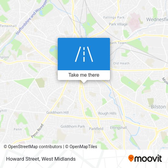 Howard Street map