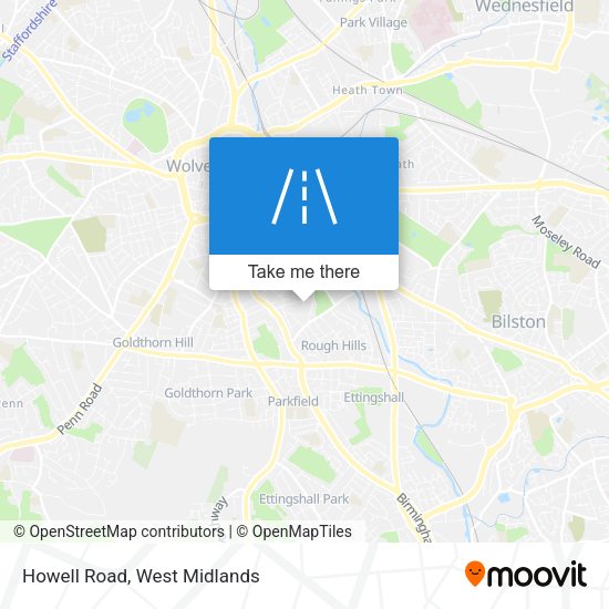 Howell Road map