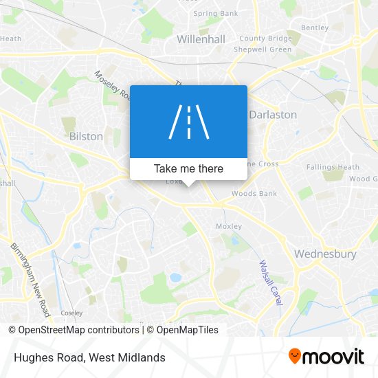 Hughes Road map
