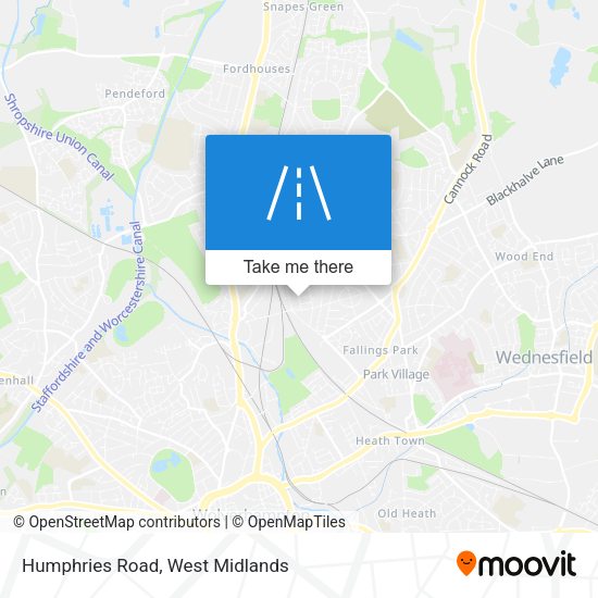 Humphries Road map