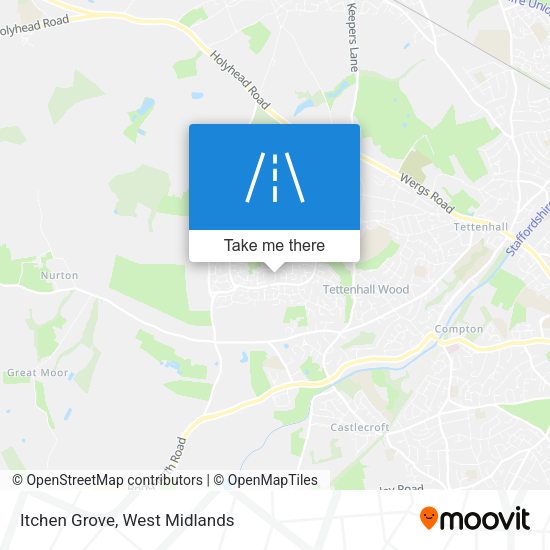 Itchen Grove map