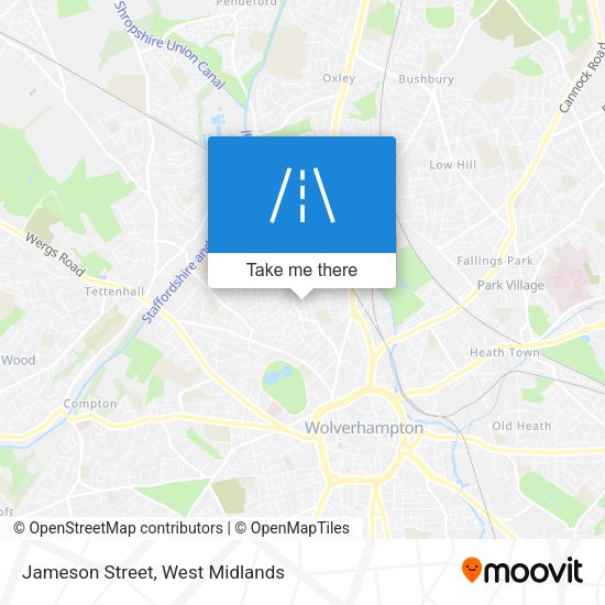 Jameson Street map