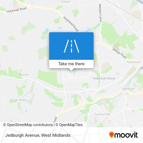 Jedburgh Avenue map