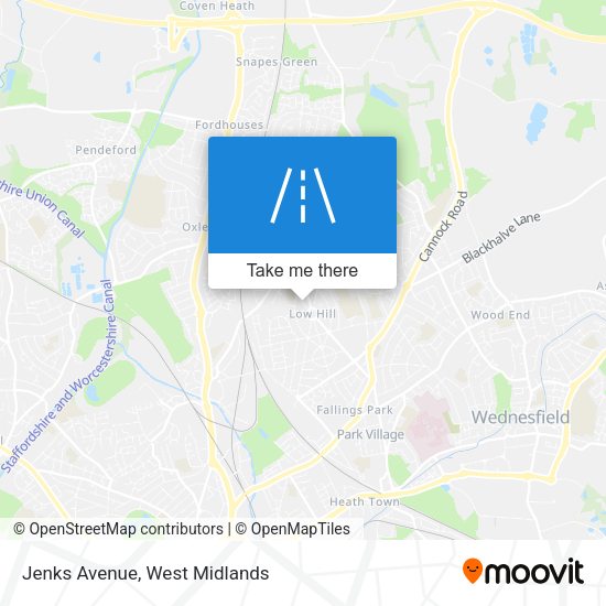 Jenks Avenue map