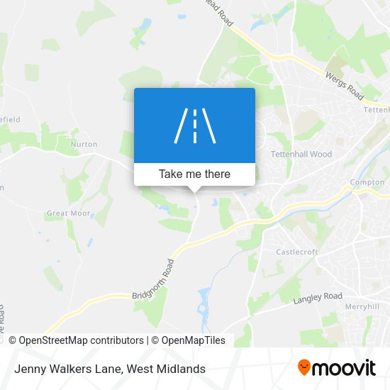 Jenny Walkers Lane map