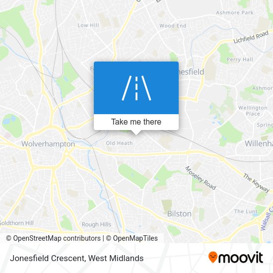 Jonesfield Crescent map