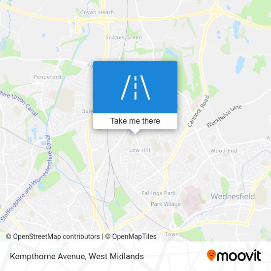 Kempthorne Avenue map