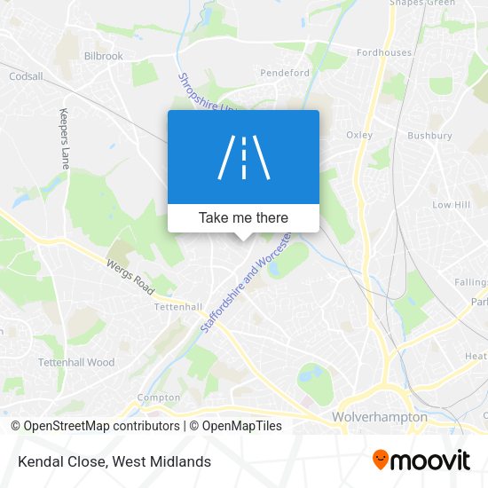 Kendal Close map