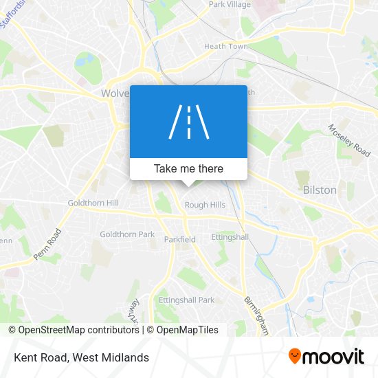 Kent Road map