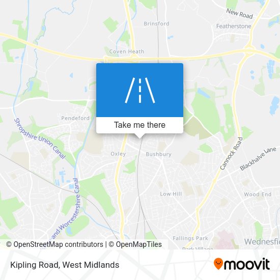 Kipling Road map