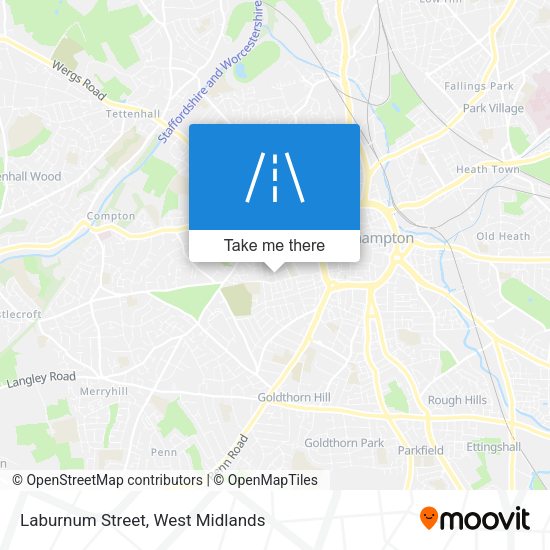 Laburnum Street map