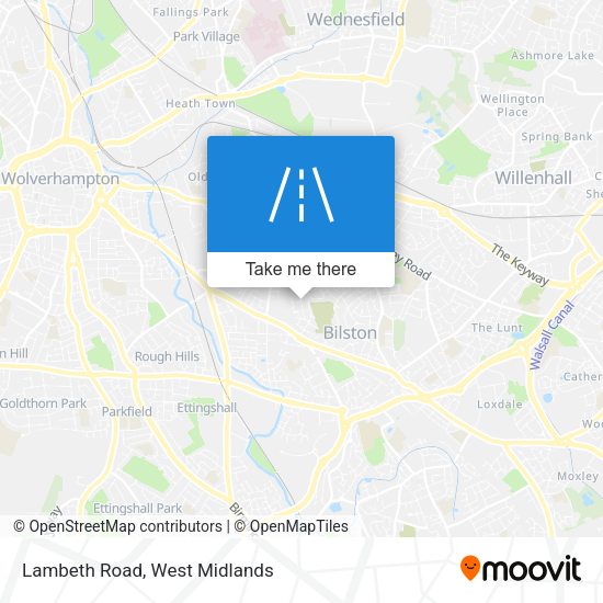 Lambeth Road map
