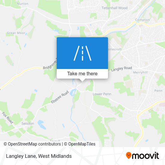 Langley Lane map