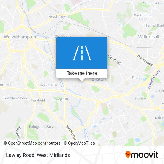 Lawley Road map