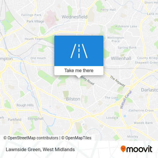 Lawnside Green map