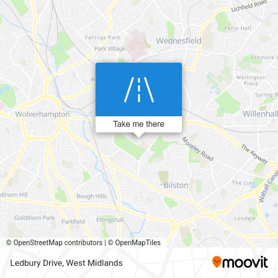 Ledbury Drive map