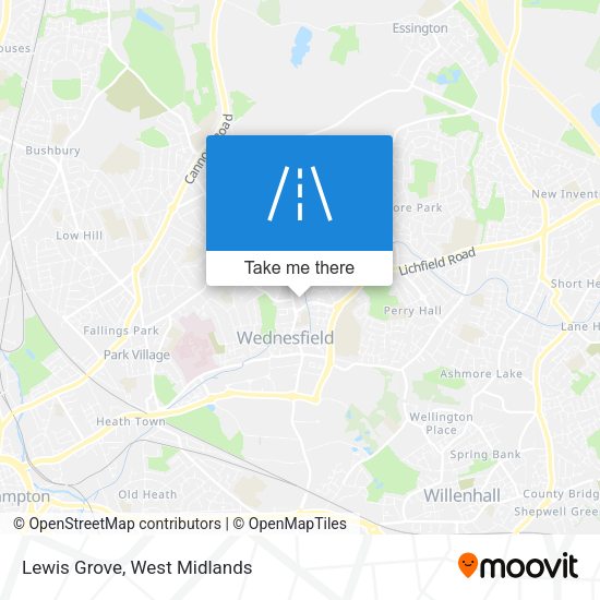 Lewis Grove map