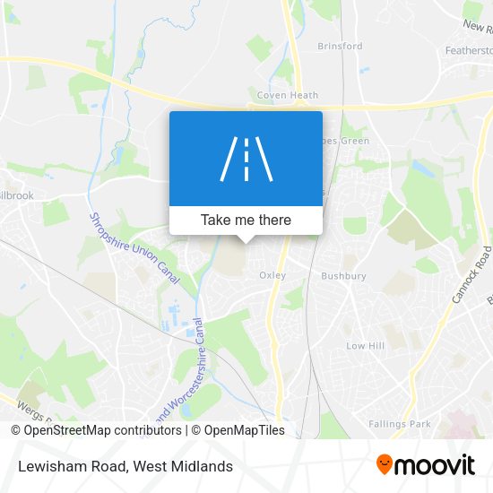 Lewisham Road map