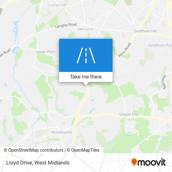 Lloyd Drive map
