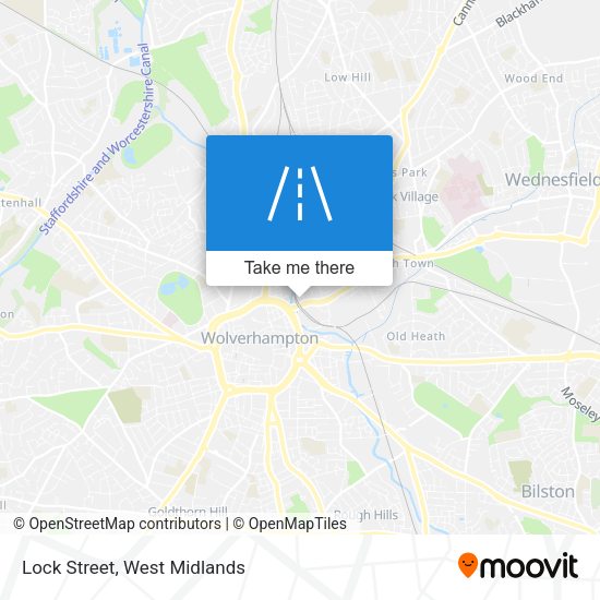 Lock Street map