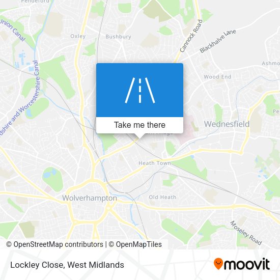 Lockley Close map