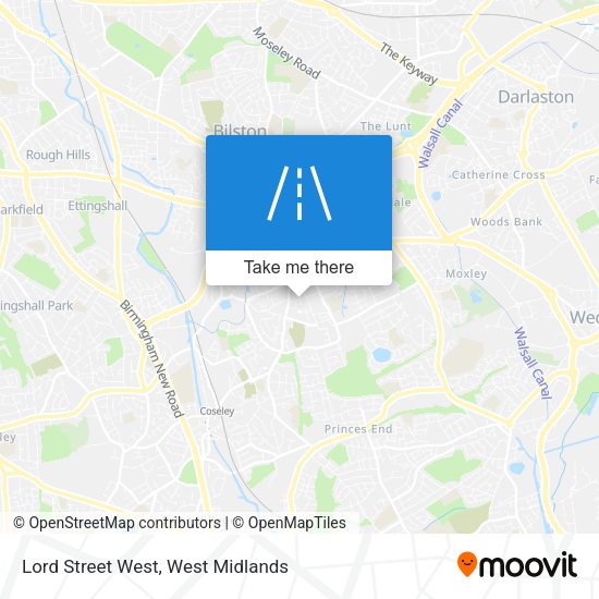 Lord Street West map