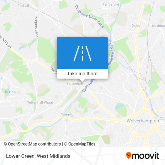 Lower Green map