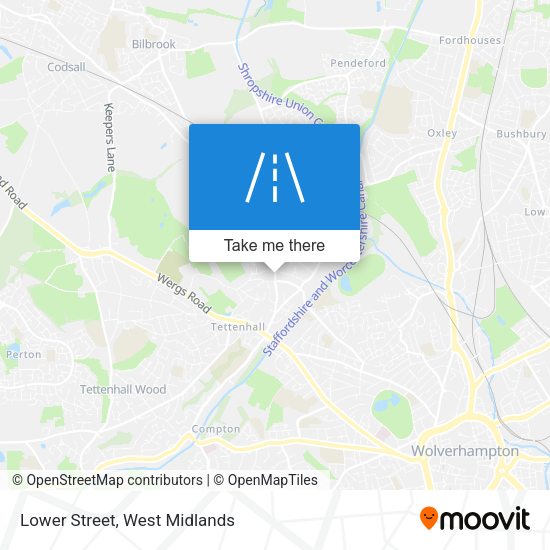 Lower Street map