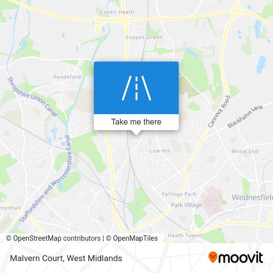 Malvern Court map