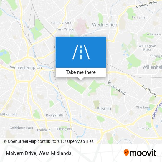 Malvern Drive map
