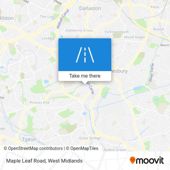 Maple Leaf Road map