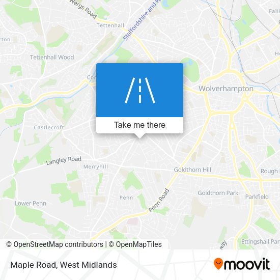 Maple Road map
