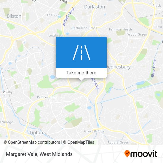 Margaret Vale map