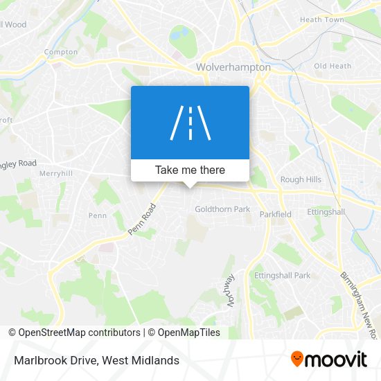 Marlbrook Drive map