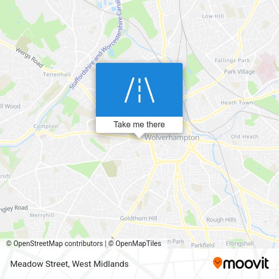 Meadow Street map