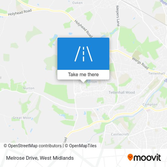 Melrose Drive map