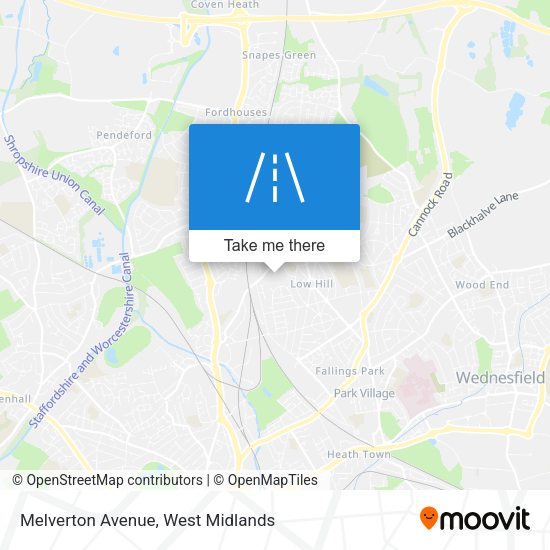 Melverton Avenue map