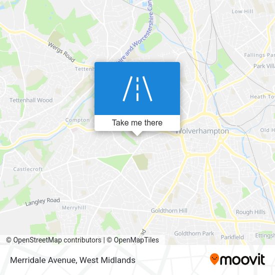 Merridale Avenue map