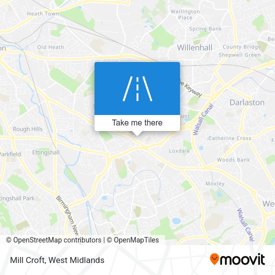Mill Croft map