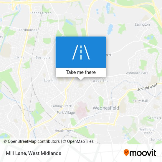 Mill Lane map