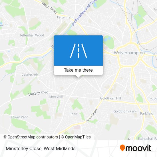 Minsterley Close map